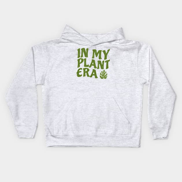 plant lover - in my plant era Kids Hoodie by SUMAMARU